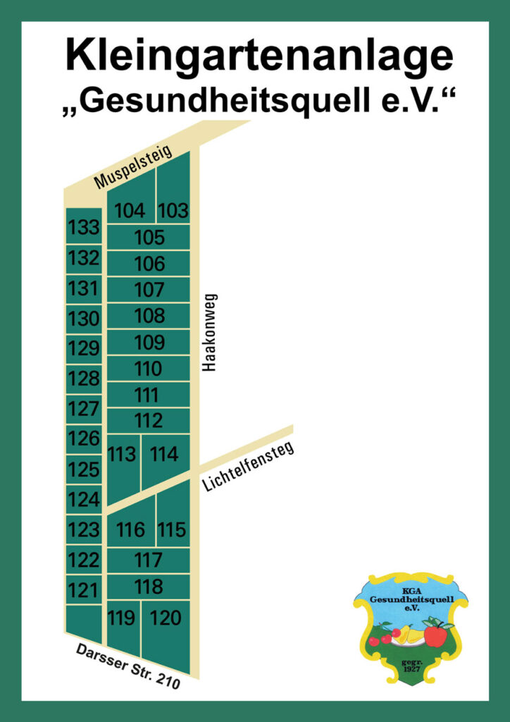 Wegezeichnung Teil 2 KGA Gesundheitsquell